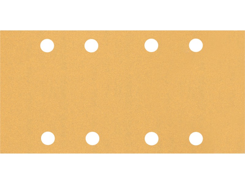 Brusni papir EXPERT Bosch z 8 luknjami za vibracijske brusilnike, Dimenzije: 93x186mm, Zrnatost: 100, 2608900938